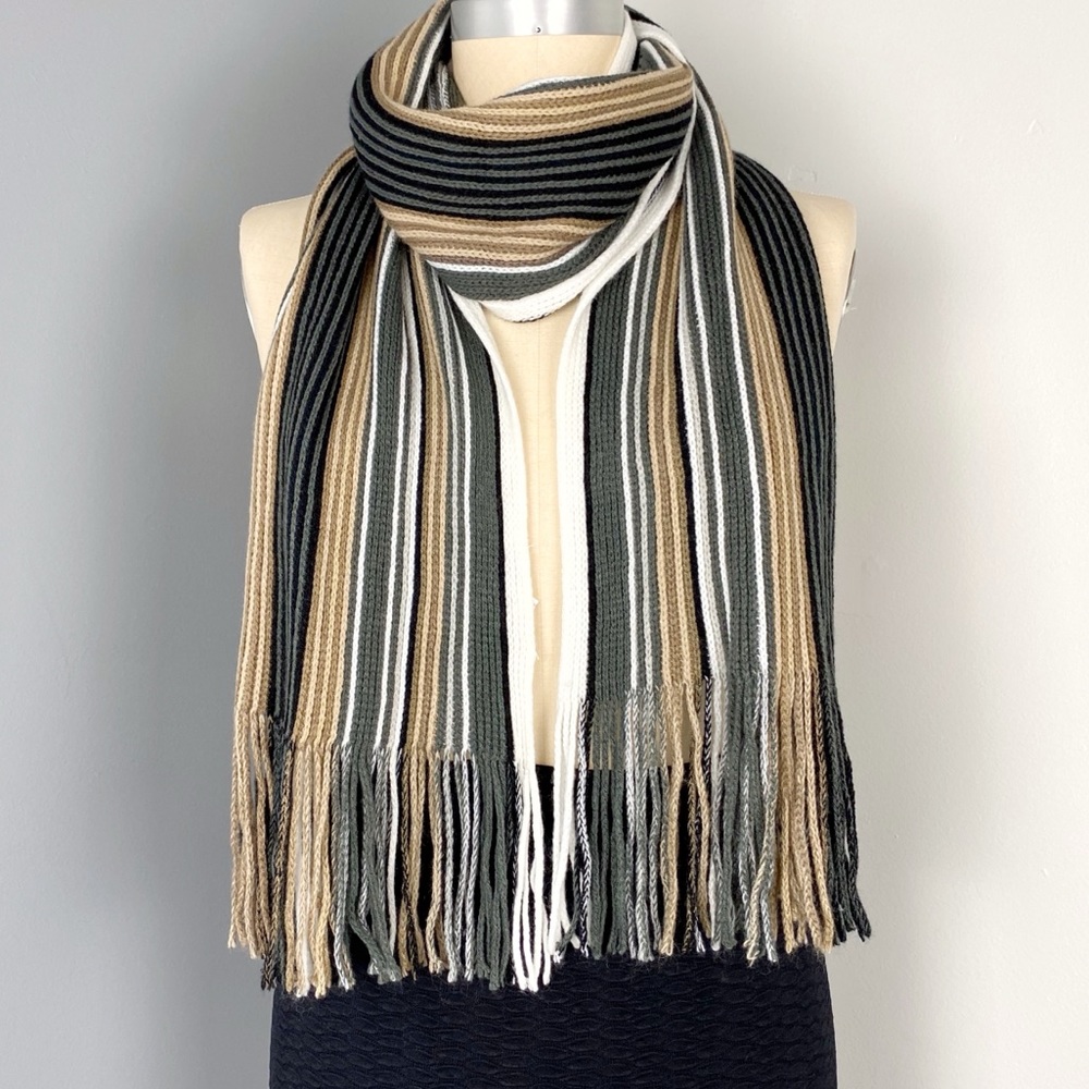 Debra Weitzner Women’s Striped Scarf
